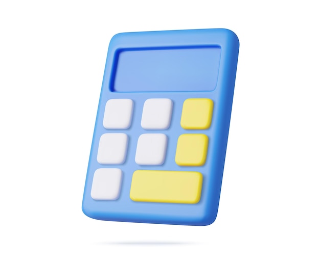 Vector 3d calculator icon