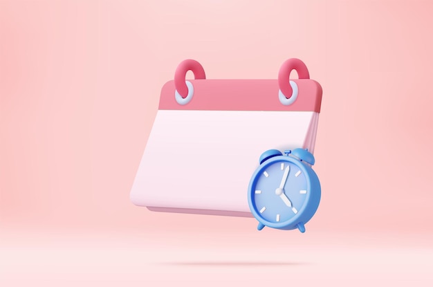 Vector 3d calendar icon