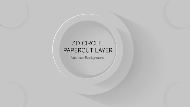 3D-CIRCLE PAPERCUT-laag