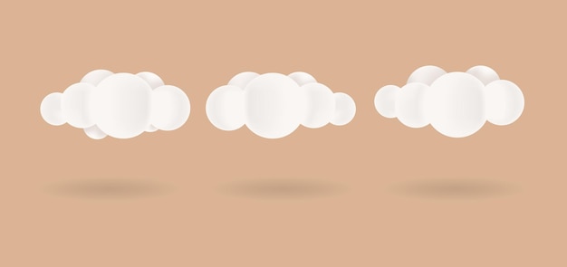 3d cloud background