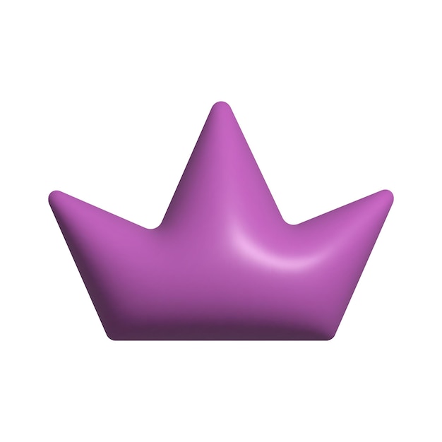 3d crown icon