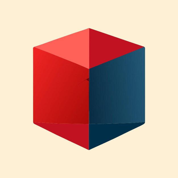 Vector 3d cube