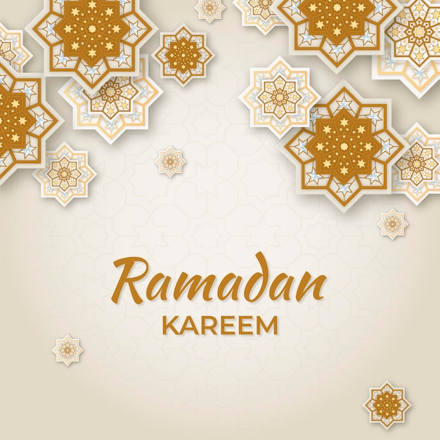 3d дизайн концепции рамадан карим