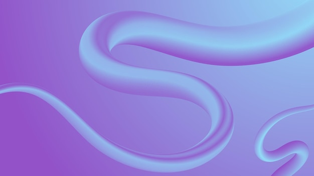 3d design with smooth gradient shapes threedimensional twisting lines in space futuristic design for websites and applications for screensavers wallpapers covers and posters