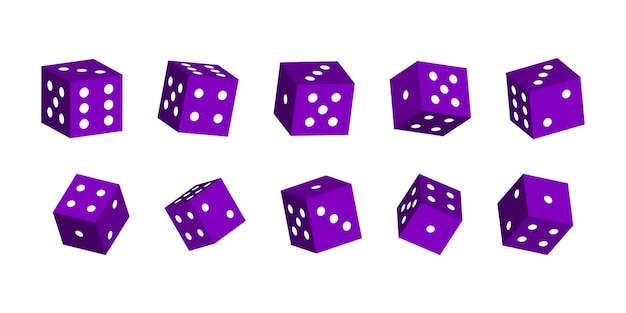 Вектор Векторная коллекция 3d dice