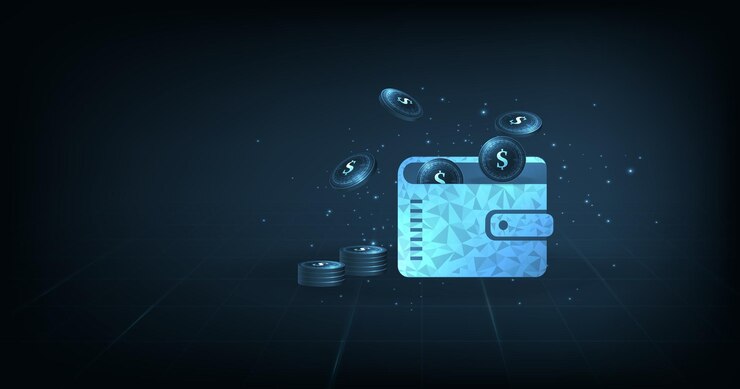 Vector 3d digital wallet icon