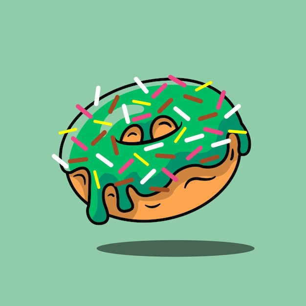 3d doughnut matcha