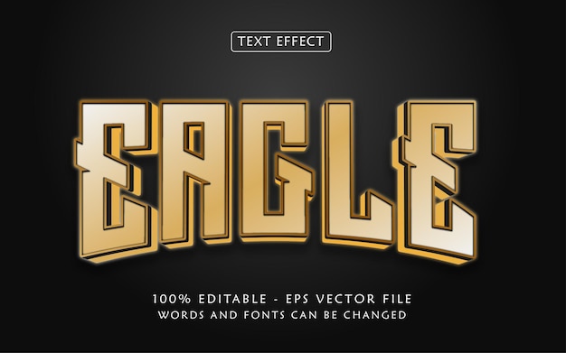 3D Eagle Text Effect