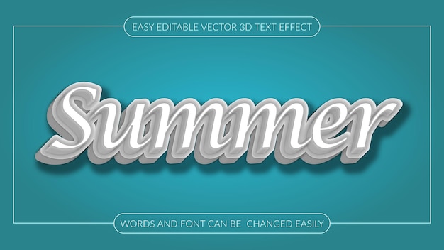 3d editable text effect design with 3d text style