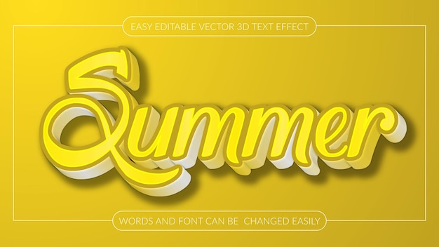 3d editable text effect design