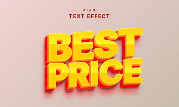3D Editable Text Effect Generator
