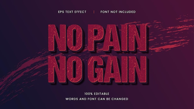 3d editable text effect suitable for promotion sales with the gym