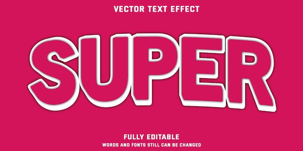 3d Editable text effect