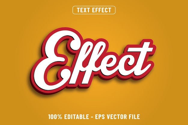 3d effect text effect Design