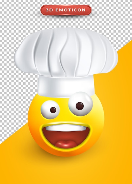 3D-emoji met gekke uitdrukking