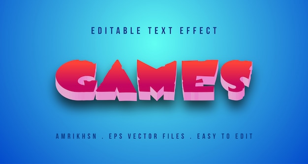 3D-games teksteffect