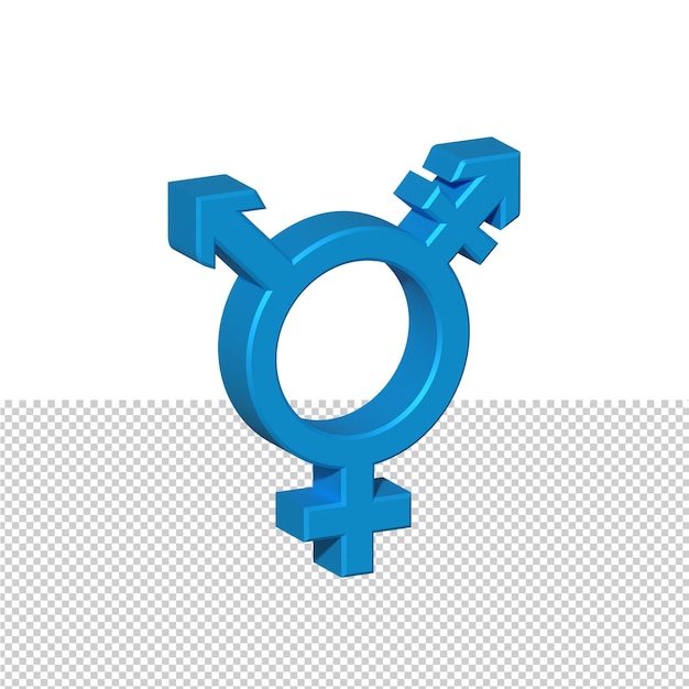 3d gender symbol