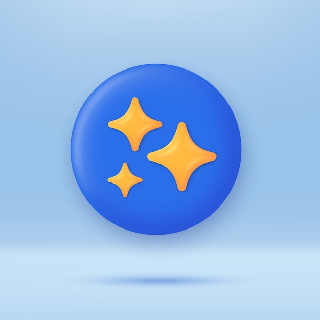 3D生成式AI按鈕「生成」和魔法星圖示。人工智慧技術和深度學習AI透過命令提示字元進入，以產生想法。3D風格的潮流現代向量。