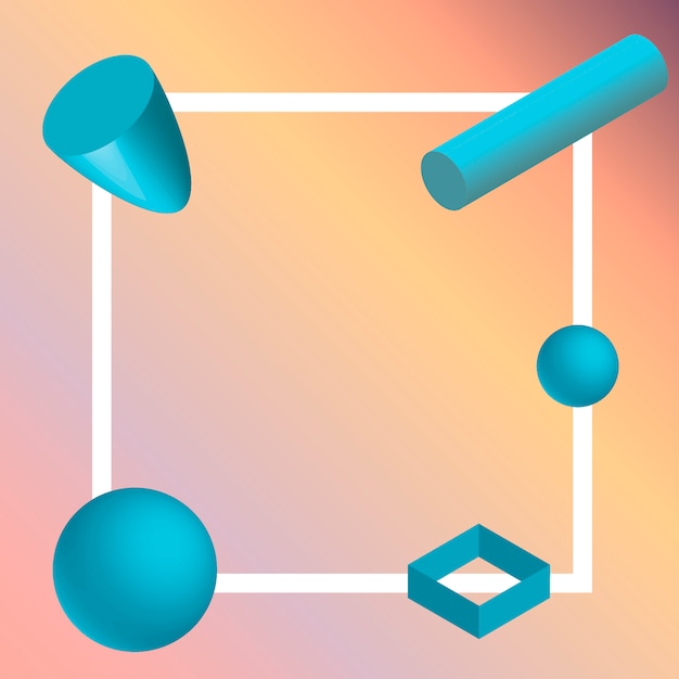 Vector 3d geometric element