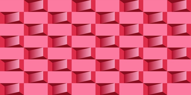 3D幾何学 ピンクのシームレスパターン 壁画の部屋の壁紙と背景
