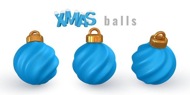 3d glanzende gloeiende kerstbal xmas glazen bal vakantie decoratie sjabloon vectorillustratie