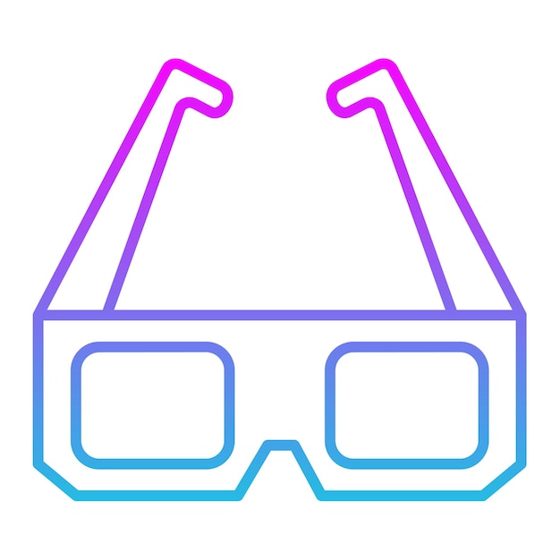 3d Glasses Icon