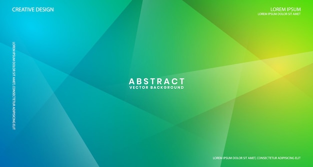 3D green geometric abstract background overlap layer on bright space with cut out effect decoration