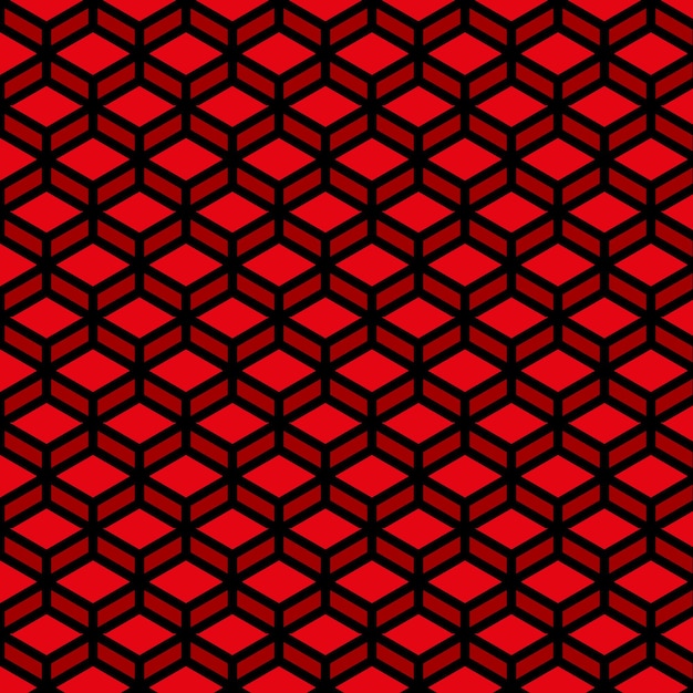 3次元六角形パターン