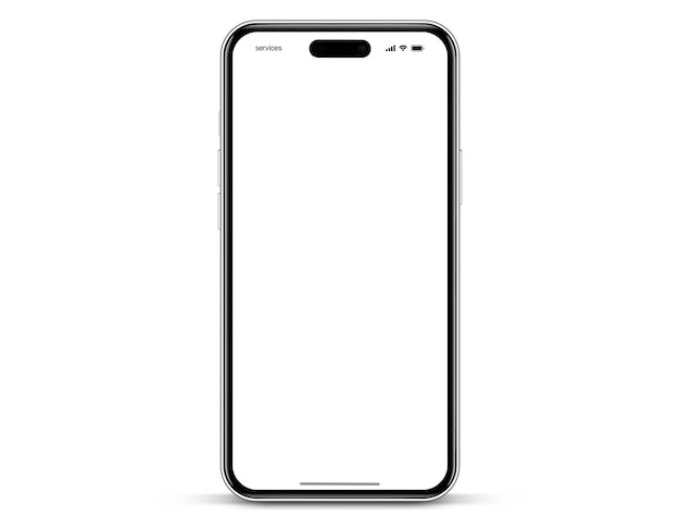 ショーモバイルアプリのためのさまざまな角度と孤立した背景を持つ3d高品質のスマートフォンのモックアップ
