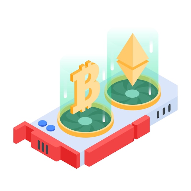 Bitcoin 이익의 3d 아이콘