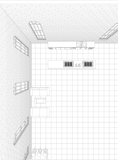 커피의 3D 일러스트레이션