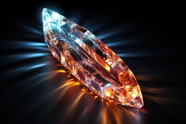 Vector 3d illustration colorful diamond high resolution