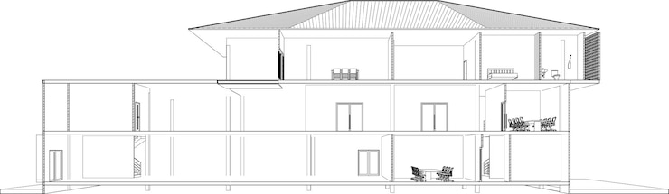 Vector 3d illustration of residential project