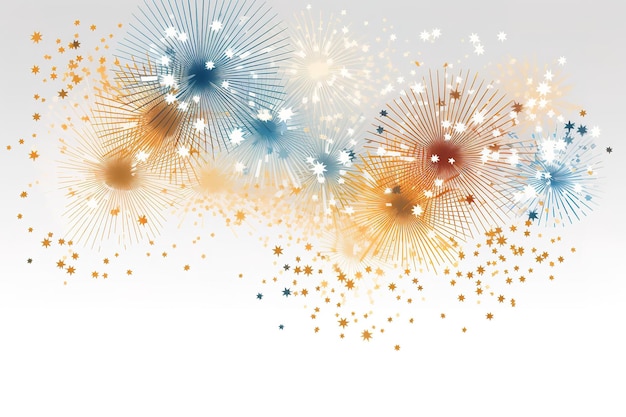 3d Illustration Small gold dust graphics of fire flakes particle points and yellow orange circles
