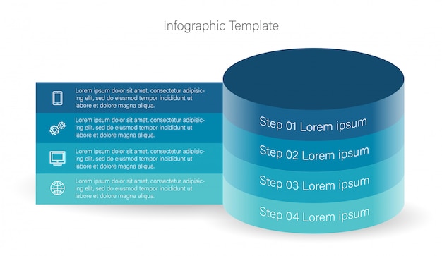 3d infographic elements