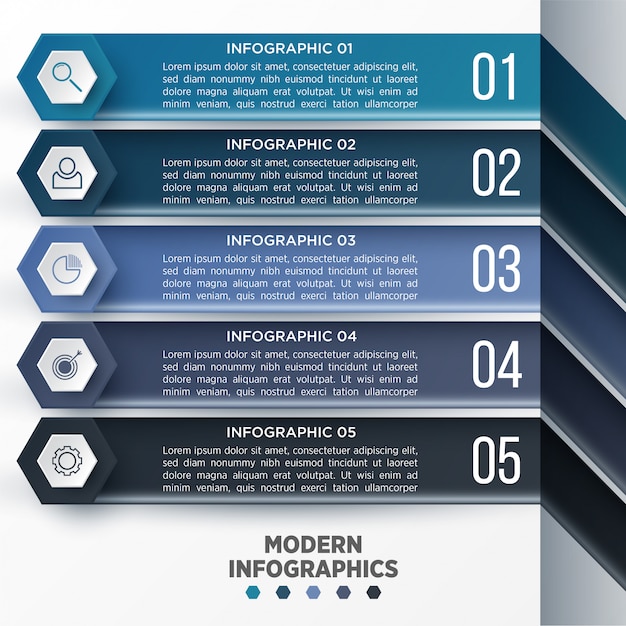   3D infographic template for presentation. Business data visualization.  