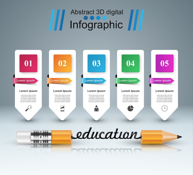 3D infographic