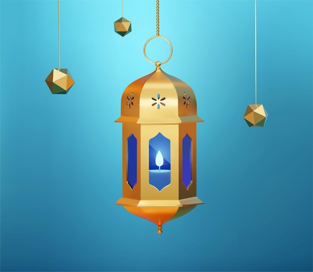 Vector 3d islamic decor elements