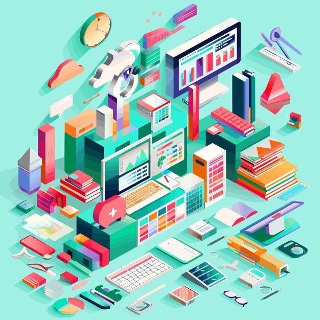 Vector 3d_isometric_flat_vector_conceptual_illustration