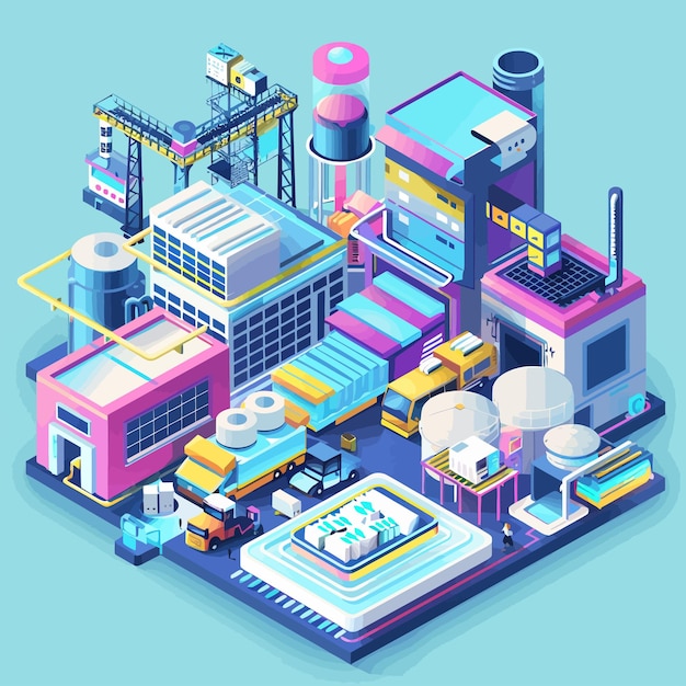 3D_Isometric_Flat_Vector_Conceptual_Illustration 3D_이소메트릭_플래트_터_콘셉투얼_일러스트레이션