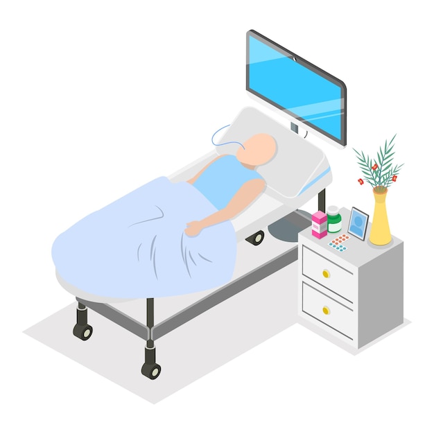 3d isometric flat vector illustration of oncology item 2