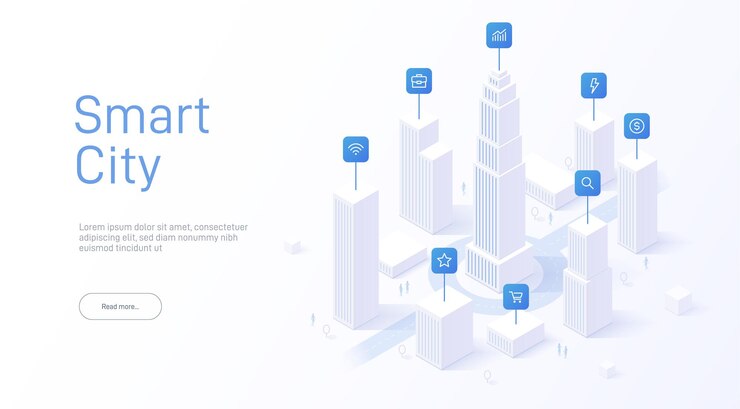 3d isometric smart city for concept design Energy ... Circuit Diagram