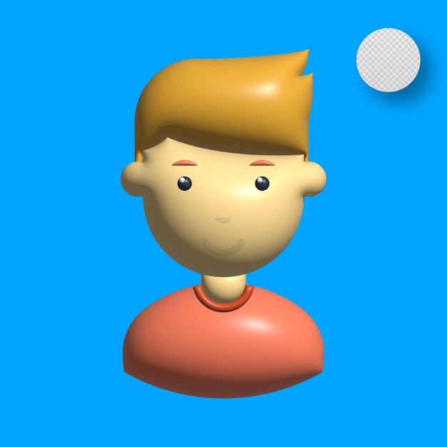 3d jonge man