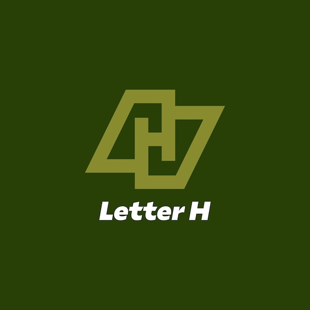 3d Letter H Logo