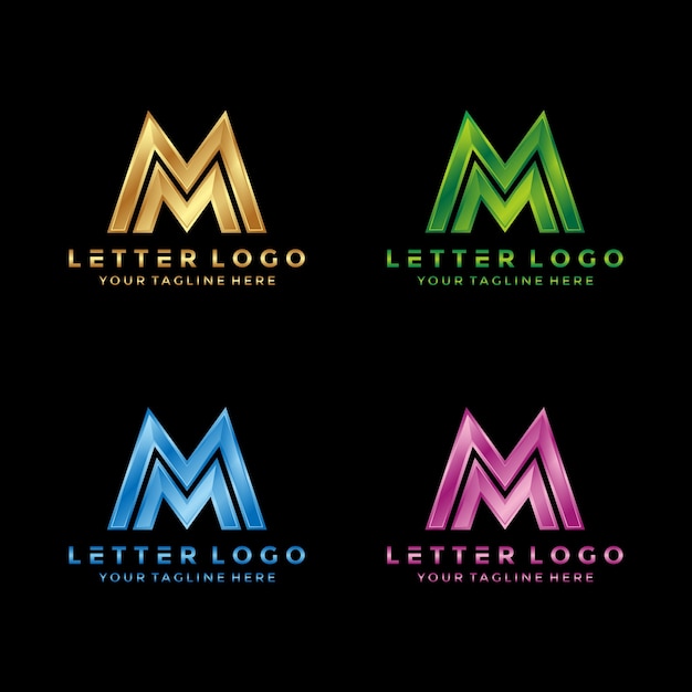 3d letter m-logo