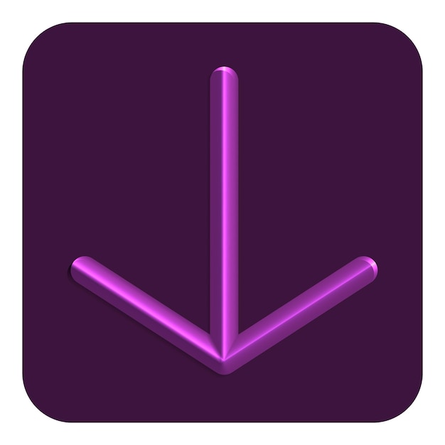 3d Line Neon Web Icon