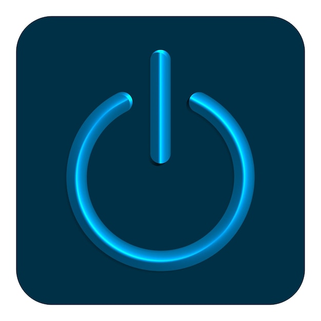 3d Line Neon Web Icon