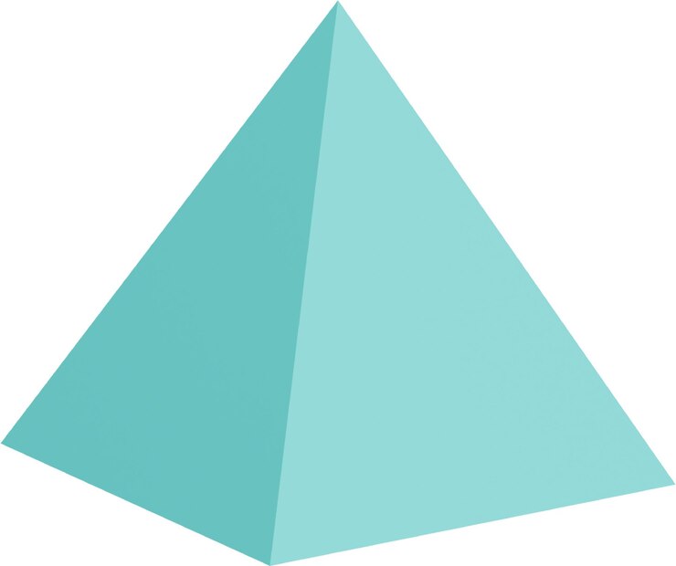 वेक्टर 3d liquid triangle shape