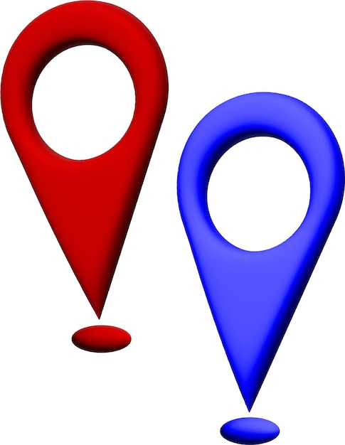 3d location icon editable