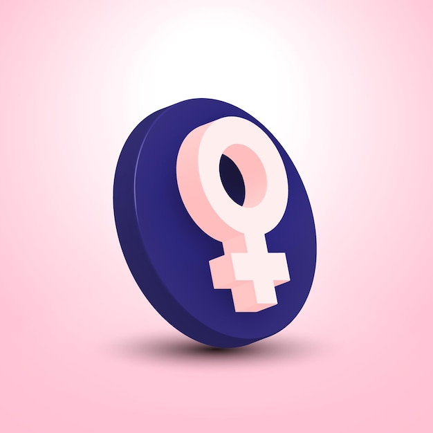 3D LOGO INTERNASIONAL WOMEN'S DAY